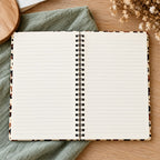 Just a Girl Highland Cow Lined Notebook